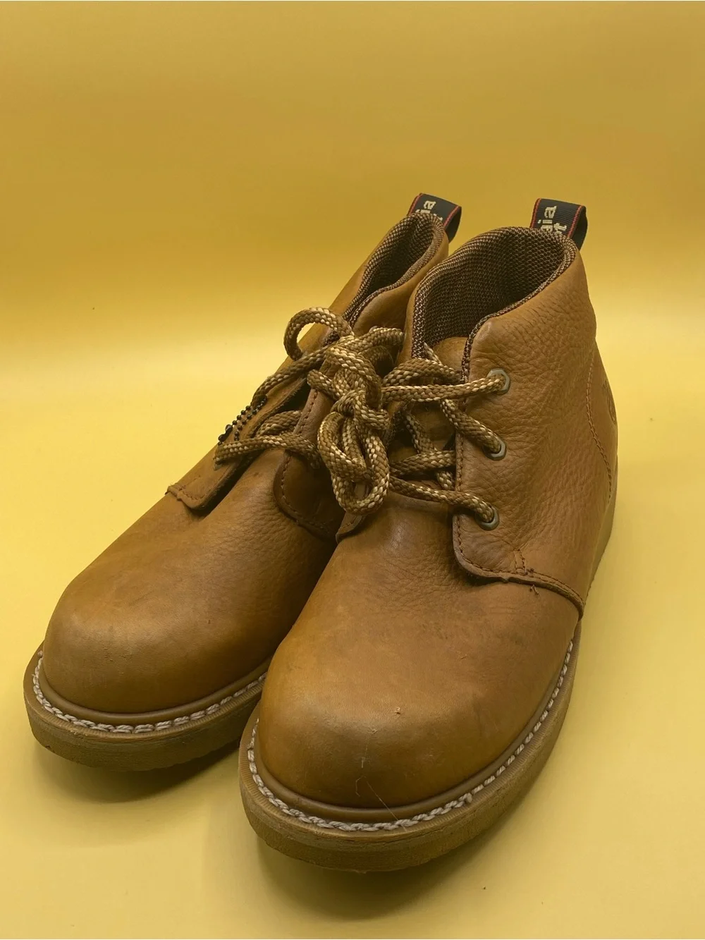 Georgia Boot Tan Wedge Chukka